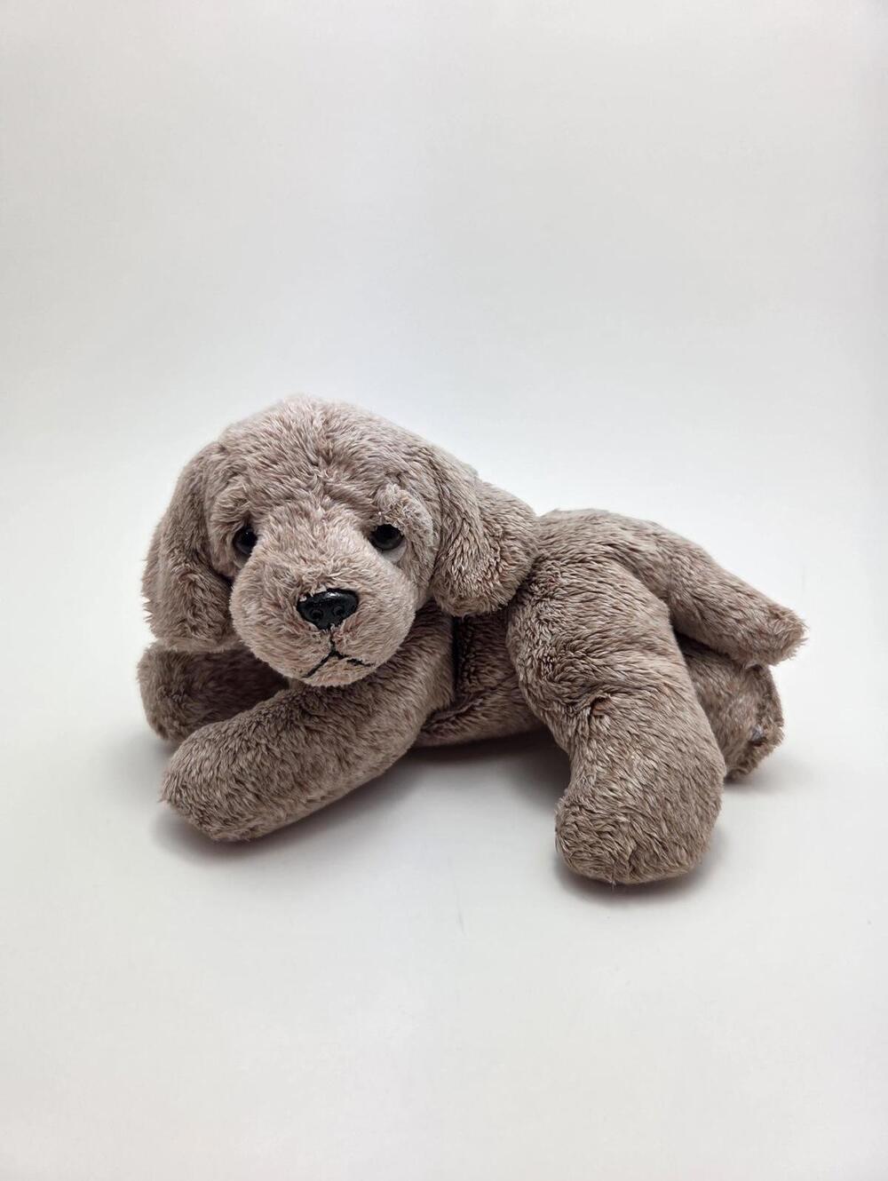 Russ Luv Pets "Browning” the Brown Laying Down Dog - No Tags  (5 inch)